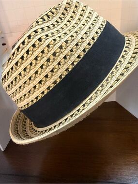 Scala Men's Straw Fedora Hat XL X-Large
Woven Paper Braid Summer Sun Beach